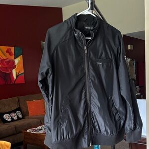 Members Only Black Windbreaker Jacket